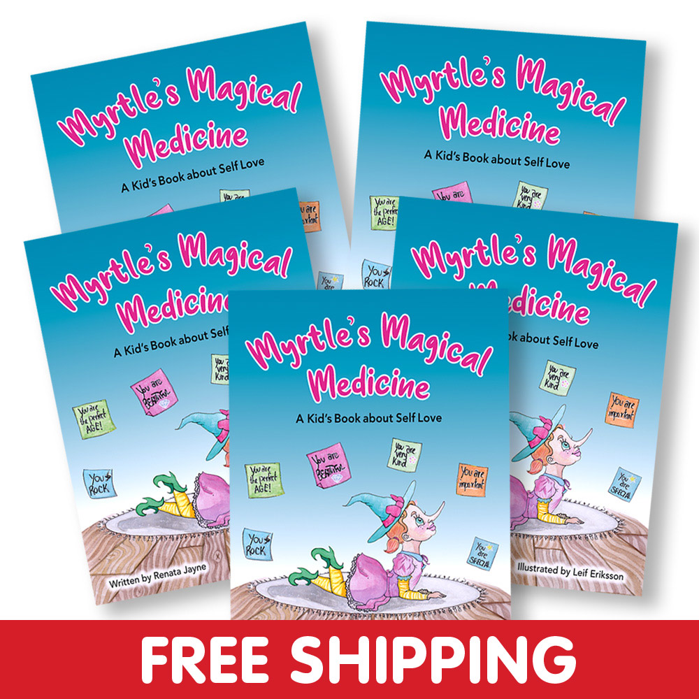 5 x MYRTLE'S MAGICAL MEDICINE 40 Page Colour Story Books