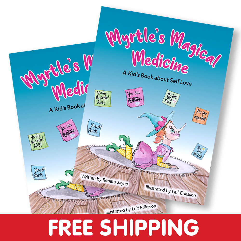 2 x MYRTLE'S MAGICAL MEDICINE 40 Page Colour Story Book (buy 1 &amp; give 1 )